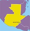 Карта Гватемалы | Векторный клипарт