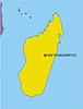 Векторный клипарт: карта Мадагаскара