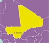 Векторный клипарт: карта Мали