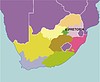 Vector clipart: South Africa map