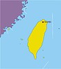 Vector clipart: Taiwan map