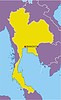 Thailand map