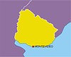 Векторный клипарт: карта Уругвая