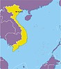 Vector clipart: Vietnam map