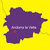 Векторный клипарт: Карта Андорры