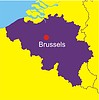 Vector clipart: Belgium map