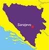 Карта Боснии и Герцеговины | Векторный клипарт