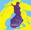Карта Финляндии | Векторный клипарт