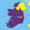 Vektor Cliparts: Karte von Irland