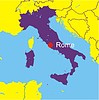 Векторный клипарт: карта Италии