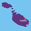 Vector clipart: Malta map