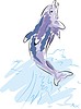 Vector clipart: dolphin