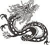 Vector clipart: Chinese dragon