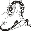 Vector clipart: Chinese dragon