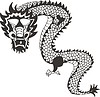 Vector clipart: Chinese dragon