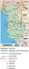 Vector clipart: Albania road map