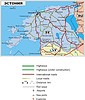 Vector clipart: Estonia road map (in Russian)