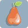 Vector clipart: pear