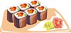 Vector clipart: sushi