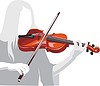 Violinist | Stock Vector Graphics