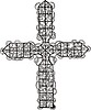 Vector clipart: twisted cross