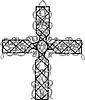 Vector clipart: twisted cross