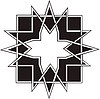 Vector clipart: symmetrical geometrical pattern