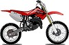 Vektor Cliparts: Motorrad Honda CR85R Expert