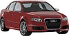 Vector clipart: Audi RS4