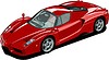 Vector clipart: car Ferrari Enzo