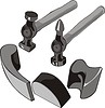 Vector clipart: hammers