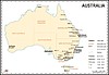 Vektor Cliparts: Karte von Australien