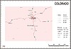 Vector clipart: Colorado map