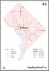 Vector clipart: map of the District of Columbia (Washington)