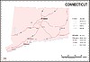 Vector clipart: Connecticut map