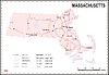 Vector clipart: Massachusetts map