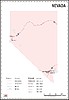 Vector clipart: Nevada map