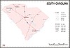 Vector clipart: South Carolina map