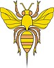 Vector clipart: bee