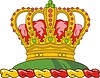 Vector clipart: crest with royal crown