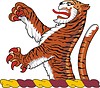 Vector clipart: crest with tiger