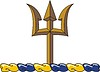 crest with trident