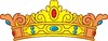 Vector clipart: heraldic rank crown