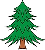 Vector clipart: fir