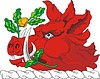 Vector clipart: Georgia state military crest