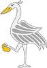 Vector clipart: heron