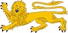 Vector clipart: heraldic lion