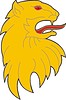 Vector clipart: lion head