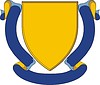 Vector clipart: heraldic shield with motto ribbon