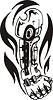 Vector clipart: biomechanical arm